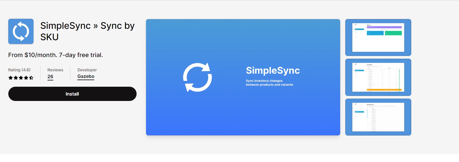 SimpleSync » Sync by SKU